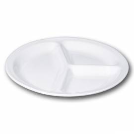 White tris napoli plate